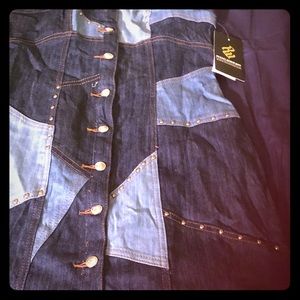 RocaWear strapless denim dress